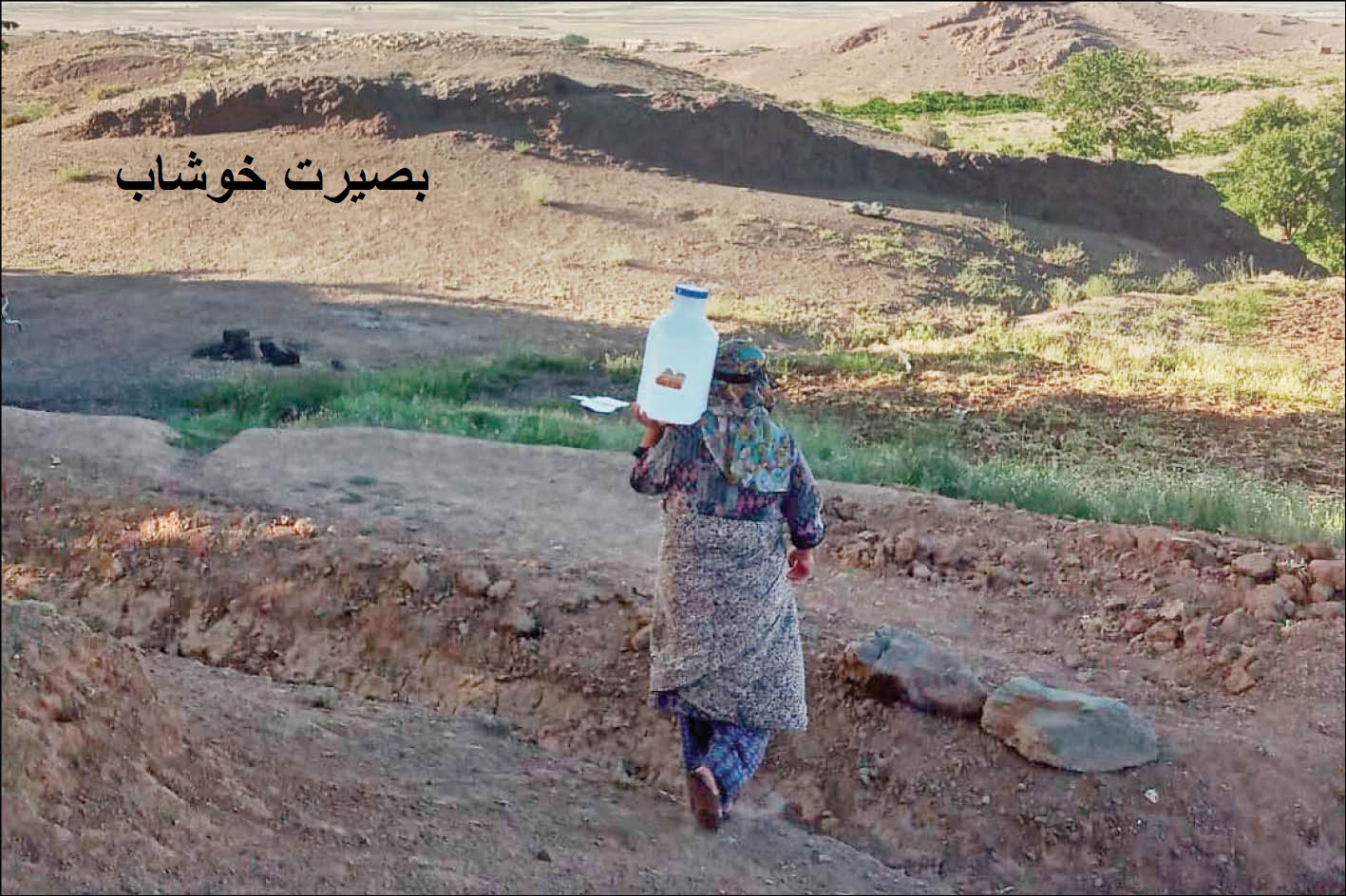 سهمیه‌بندی و قطعی ۱۶ ساعته آب در برخی از روستاهای خوشاب